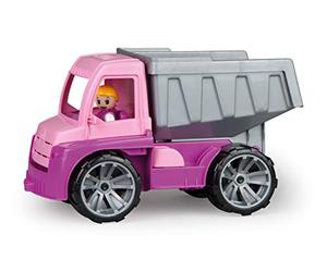 LENA - Truxx Robusto Scarico Camion Veicolo Giocattolo per 2+ Anni Bambini, Rosa/Lilla