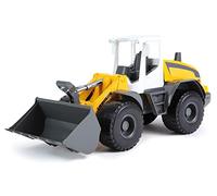 Lena Worxx Liebherr L538 Robusto caricatore Veicolo Giocattolo per 3+ Anni Bambini, Giallo