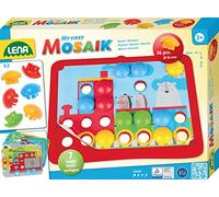 Lena- x Automobili Mosaico Gioco Impostare, Multicolore, 35633