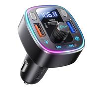 LENCENT Trasmettitore FM Bluetooth 5.4, Accendisigari Auto Radio