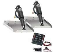 Lenco 9 " x12 " Orlo Montante Scheda Kit W/ LED Indicatore Switch TT9X12EI Barca