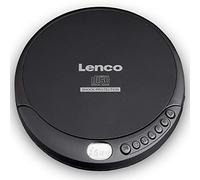 Lenco CD-200 Lettore CD, Lettore CD Musica Portatile, Discman - con display LCD e cuffie stereo, Nero