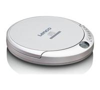 Lenco - CD-201SI CD-201SI - Lettore CD / MP3 portatile, anti-shock e funzione ricarica, colore: Bianco
