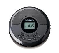 Lenco CD-340BK Discman con Bluetooth, lettore CD/MP3, altoparlante stereo integrato, ricaricabile, anti-shock, riproduzione USB