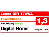 Lenco DIR-170 Radio Digitale - Internet WLAN - 2x10 Watt (RMS) - Braun