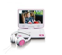 Lenco DVP-910 Lettore DVD Portatile 9" TFT Nero/Rosa