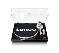 Lenco Giradischi LBT-188 - Bluetooth - Trasmissione a cinghia - 2 velocità 33 e 45 giri - Anti-Skating - Digitalizza vinile in MP3 - Marrone scuro, LBT-188 WA, Noce