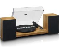 Lenco Giradischi Trasmissione a Cinghia Manuale 33/45 giri Bluetooth colore Wood- LS-500OK