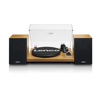Lenco Giradischi Vinile Stereo con Altoparlanti - Bluetooth - LS-500OK con Trasmissione a Cinghia - Vassoio in Metallo da 280 mm - Preamplificatore - Cartuccia Audio Technica - Legno