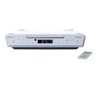 Lenco KCR-150 A muro Digitale FM LCD 10 m Bianco Bluetooth Alarm Sleep KCR-150WH