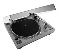 Lenco L-3810 Giradischi con azionamento diretto - Giradischi DJ - 33/45 giri/min - Pitch Control - Sistema di pickup magnetico - Illuminazione ago - Pitch Control - Grigio opaco
