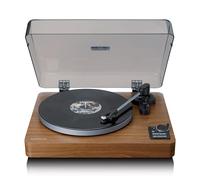 Lenco LBTA-165WD Giradischi completamente automatico - Bluetooth 5.3 - Corpo in legno - Piatto in metallo e pickup AT3600L - Auto Start & Auto-Return - 2 velocità (33/45 giri/min) - Integrato