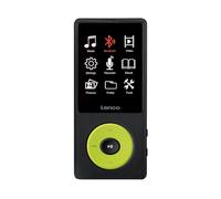 Lenco, Lettore MP3 / MP4 8GB con Bluetooth Schermo LCD a Colori, Nero / Verde