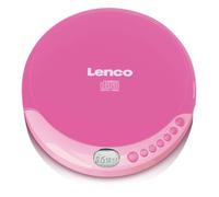 Lenco, Lettore portatile di CD-R/RW con funzione di ricarica, Rosa