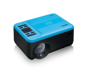 Lenco LPJ500BU Beamer Full HD met DVDspeler en Bluetooth Blauw Lenco LPJ500BU LCD Projector met DVD