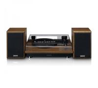 Lenco LS-100WD piatto audio Giradischi con trasmissione a cinghia Nero, Quercia