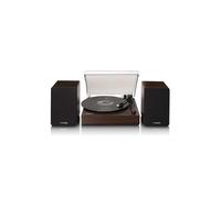 LENCO LS-200WD - Giradischi con Bluetooth - Due altoparlanti esterni e amplificatore stereo integrato - Legno