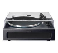 Lenco LS-430BK Giradischi con trasmissione a cinghia Nero Ecopelle Metallo