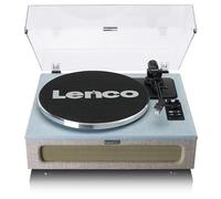 Lenco Giradischi LS-440 - Giradischi Bluetooth - Altoparlante integrato 40 Watt RMS - Trasmissione a cinghia - Pitch Control - Preamplificatore - RCA Out e AUX-In - Blu LS-440BUBG