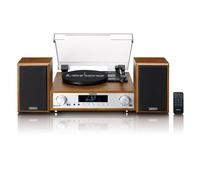Lenco - Mini Hifi Mc-160-wood/metal Lenco