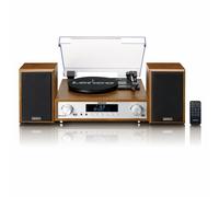 Lenco - Mini Hifi Mc-160-wood/metal Lenco