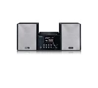 Lenco MC-250 - Impianto compatto con WLAN, radio digitale con DAB+ e Wi-Fi, radio FM, lettore CD/MP3, display a colori da 2,8", AUX, USB, controllo App via Undok, 2 x 12 Watt RMS, colore nero