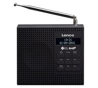 Lenco PDR-020 Portable Analog & digital Black radio - Radios (Portable, Analog & digital, DAB+,FM, LCD, 3.5 mm, Black)