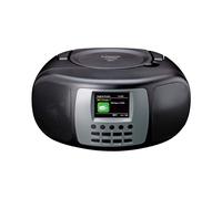 Lenco, Radio DAB+/FM portatile con lettore CD e schermo LCD a colori, Nero