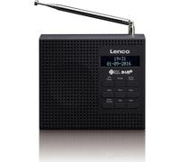 Lenco Radio Portatile Digitale DAB+ Radiolina Display LCD Funzione Snooze colore Nero - PDR-020BK