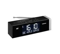 Lenco, Radio Sveglia DAB+ / FM / Bluetooth 5.0 con Display LED Doppia Sveglia