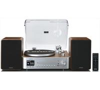 Lenco Compatto HI FI MC860WDSIBluetooth Compatto HI FI Lenco MC SERIES MC 860WDSI Bluetooth Wood e Silver 8711902093695