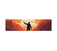 Lend A Helping Hand, grande striscione da appendere alla parete, sfondo per feste di compleanno, per Capodanno, laurea, matrimonio, festa di compleanno, decorazione, 120 x 30 cm