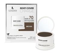 LENDAN - Copre radici grigi in polvere - Root Cover Charge - 4 g - Colore marrone - Polvere minerale per una copertura facile, istantanea e naturale dei capelli grigi - Assorbe il grasso o il sebo