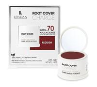 LENDAN - Copre radici grigi in polvere - Root Cover Charge - 4 g - Colore Rossastro - Polvere minerale per una copertura facile, istantanea e naturale dei capelli grigi - Assorbe il grasso o il sebo