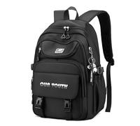 Lengender Zaino Borse Scuola Borse Scuola Scuola Zaini Ragazze per Primaria Adolescenti Outdoor Viaggi Adolescenti Daypacks Impermeabile Oxford, Nero , 46*30*18cm