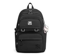 Lengender Zaino per bambini Borse scolastiche Ragazze Zaini scolastici Borsa scuola Outdoor Viaggi Daypacks Impermeabile, Nero , 46*30*18cm