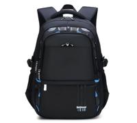 Lengender Zaino Scuola College Ragazzo Zaino per la Carta Notebook Libri Lavoro Sport per Computer da 13 Pollice Costaud Impermeabile, blu, 46*30*18cm