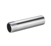Length 100mm To 1/2" BSP Male Thread 304 Stainless Steel Nipple Pipe Fitting Connector