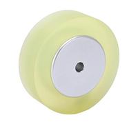 Length Counter Wheel 6mm Hole | Encoder Meter Accessory for Plate/Tube/Belt Measurement | Sturdy Aluminum Alloy & Silicore Material | Low Noise Rolling for Consistent Results (BEM-P20-XJL)