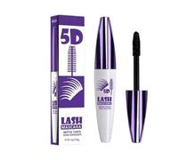 Lengthening Mascara Waterproof - 4D Silk Fiber Eyelash Makeup | Smudge-Proof Curling Mascara for Volumizing Lashes, Long-Lasting Eye Cosmetic for Stage, Cosplay, Carnival, Travel