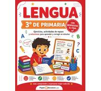 Lengua 3º de Primaria con Respuestas: Ejercicios, actividades de repaso y soluciones para practicar en casa