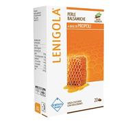 Lenigola Perle Mal di Gola, con Alta Concentrazione di Propoli e Oli Essenziali di Anice e Menta, Gusto Liquirizia, Senza Glutine, Sollievo Rapido e Naturale