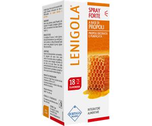 Lenigola Spray Forte - Integratore con propoli per mal di gola - 20 ml