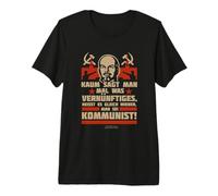 Lenin Difficilmente Si Dice Cosa Ritratto Ragionevole Lenin Maglietta Premium