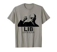 Lenin Maglietta Comunista Russia Nero Maglietta