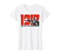Lenin Marxismo Comunismo Socialismo URSS Maglietta, Donna, Bianco, 3XL