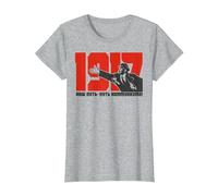 Lenin Marxismo Comunismo Socialismo URSS Maglietta, Donna, Grigio Melange, S