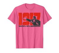 Lenin Marxismo Comunismo Socialismo URSS Maglietta, Uomo, Rosa mélange, S