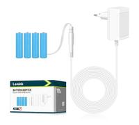Lenink Adattatore batteria 4AA per batteria da 6 V, compatibile con Nuki Smart Lock, catena luminosa, OMRON X7, X2, cassaforte, stazione meteo, Shelly H&T Gen3, lettore musicale VTech Baby e