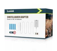 Lenink Alimentatore per batterie 2 AA, 3 AA, 4 AA, 3 V, 4,5 V, 6 V, alimentatore per termometro, stazione meteorologica, campanello senza fili, sveglia, luce LED, decorazione, ecc
